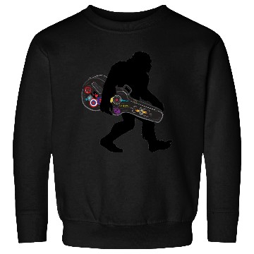 Discover Bigfoot Playing Guitar Sweatshirts