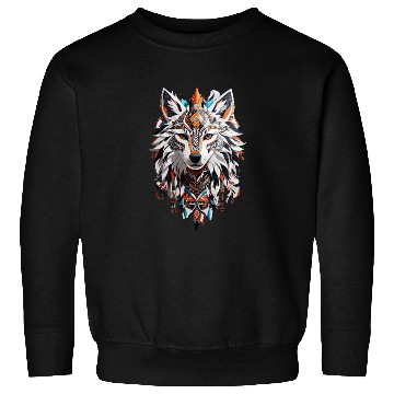 Discover Tribal Wolf Sweatshirts