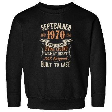 Discover September 1970 Birthday Surprise Sweatshirts