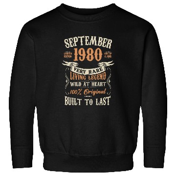 Discover September 1980 Birthday Surprise Sweatshirts