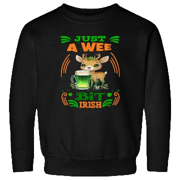 Discover Just A Wee Bit Irish Deer Lover Sweatshirts