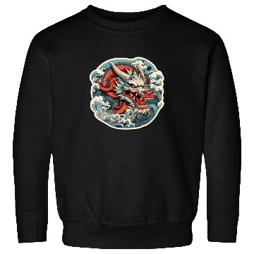 Discover Japanese Dragon Sweatshirts