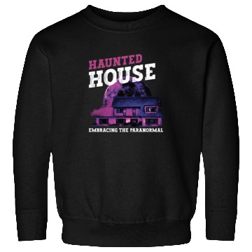 Discover Horror Paranormal Haunted House Spooky Halloween Sweatshirts
