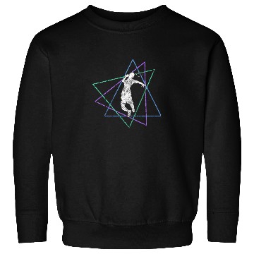 Discover Geometric Badminton Smash Sweatshirts