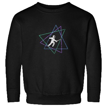 Discover Geometric Fencing Duel Sweatshirts