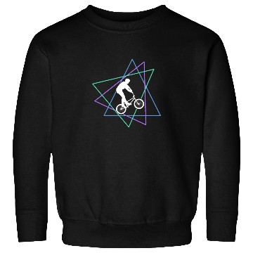 Discover Geometric BMX Stunt Rider Sweatshirts