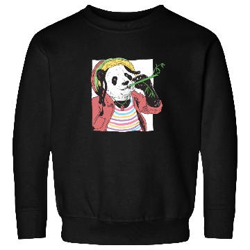 Discover Reggae Panda Panda Bear Ailuropoda Melanoleuca Sweatshirts