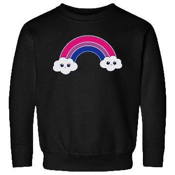 Discover bi rainbow bisexual pride lgbtq kawaii csd Sweatshirts