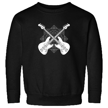 Discover Bass Guitar Bassist Pattern Sweatshirts