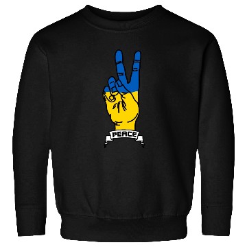 Discover Peace for Ukraine text Sweatshirts