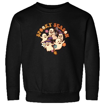 Discover Halloween Spooky Season Boo Ghost Grim Reaper Sweatshirts