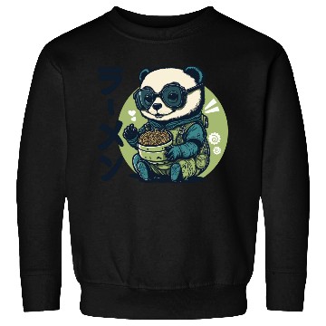 Discover Panda Ramen Cute Kawaii Sweatshirts