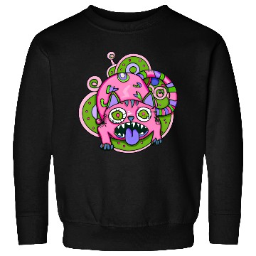 Discover Psychedelic Trippy Cat Sweatshirts