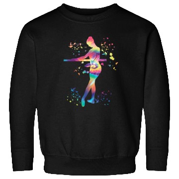 Discover Ballet Dancer Colorsplash Ballerina Sweatshirts
