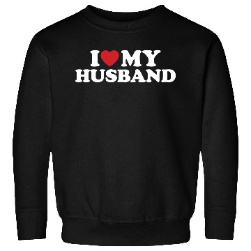 Discover I LOVE MY HUSBAND I Heart Groovy Retro Sweatshirts