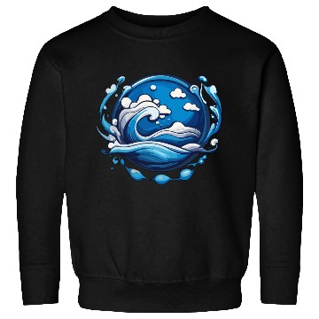 Discover Ocean Waves Sweatshirts