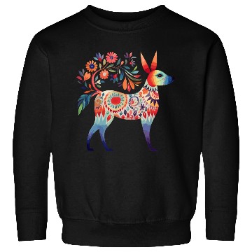 Discover Mexican dog folk art Sweatshirts