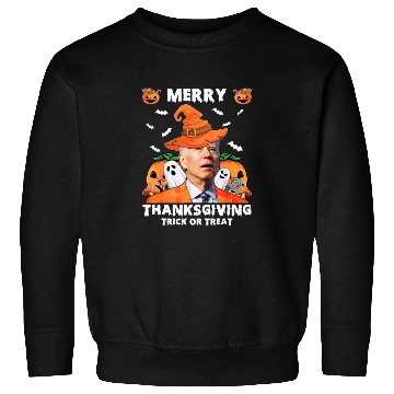 Discover 14990 Merry Thanksgiving Trick or Treat Sweatshirts