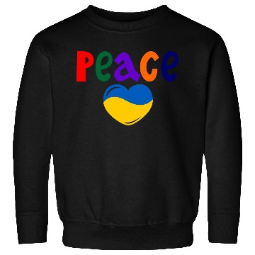 Discover Heart peace ukraine colors Peace Sweatshirts