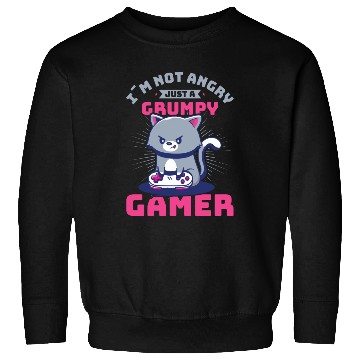 Discover Gaming, Gaming, Video Game, Grumpy Cat Gamer Sweatshirts