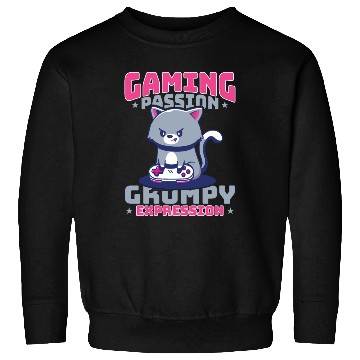 Discover Gaming, Gaming, Video Game, Grumpy Cat Gamer Sweatshirts