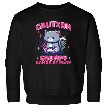 Discover Gaming, Gaming, Video Game, Grumpy Cat Gamer Sweatshirts