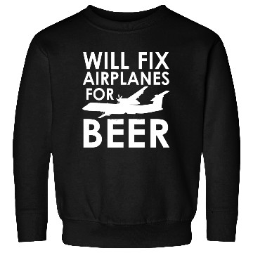 Discover Airplane fix for beer Sweatshirts