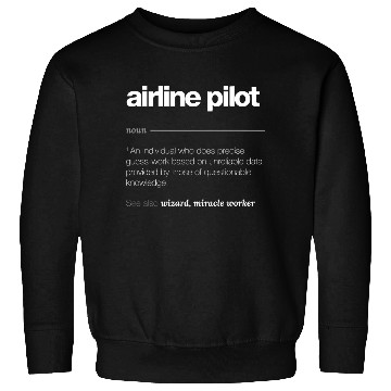 Discover Airline Pilot Sweatshirts