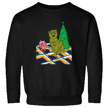 Discover Cat Christmas Light Sweatshirts Funny Cat Lover