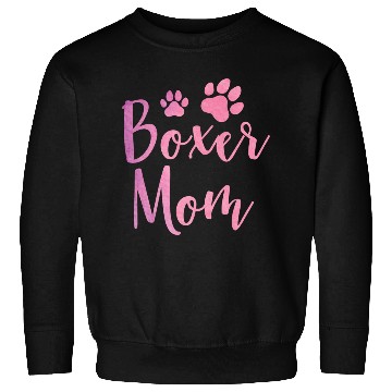 Discover Boxer Mom Cute Boxer Lover Dog Owner Sweatshirts