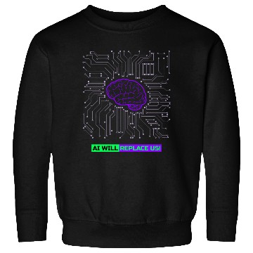 Discover Ai Will Replace Us Sweatshirts