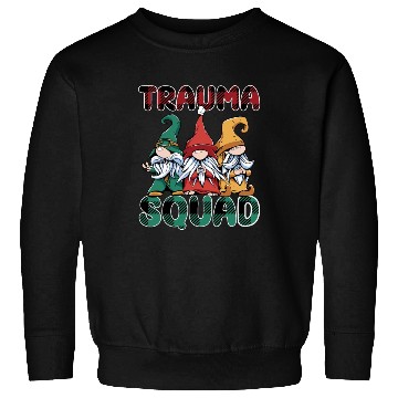 Discover Trauma Squad Gnomes Emergency Nursing Sweatshirts