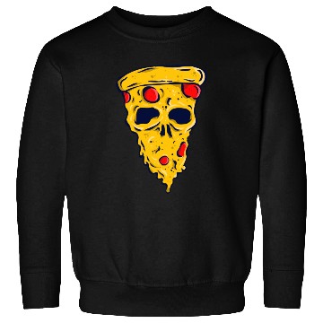 Discover pizza skull Sweatshirts