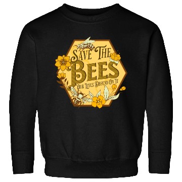 Discover Honey Bee Beekeeping Save The Bees Sweatshirts