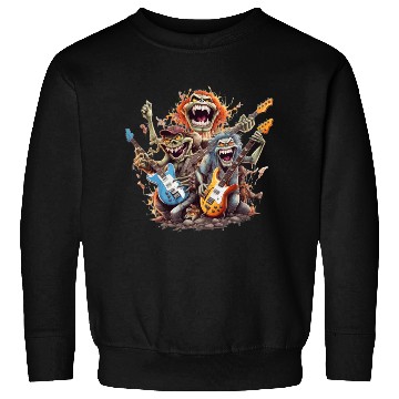 Discover Monsters of Rock and Roll for Music enthusiasts Sweatshirts