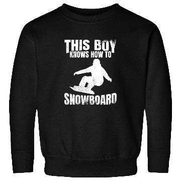 Discover Snowboarding Boy Sweatshirts