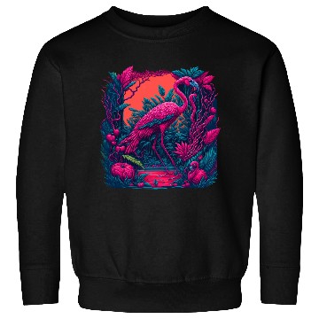 Discover Neon flamingo Sweatshirts