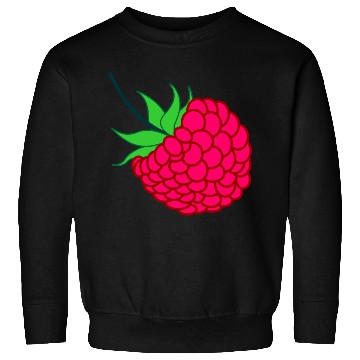 Discover Raspberry red with green leaves Sweatshirts