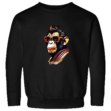 Discover cool monkey king wearing sunglasses Sweatshirts