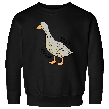 Discover Playful Silly Goose Delight Sweatshirts