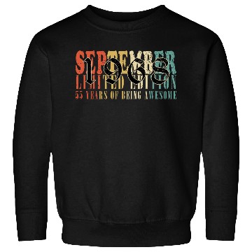 Discover september 1968 Anniversary september 1968 septembe Sweatshirts