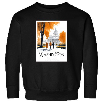 Discover Watercolor painting loving couple in Washington DC Sweatshirts