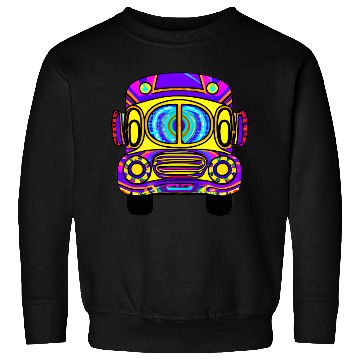 Discover Tie Dye School Bus Sweatshirts