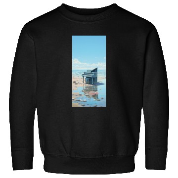 Discover Beach and piano Sweatshirts