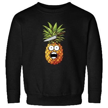 Discover Funny Shocked Pineapple Sweatshirts