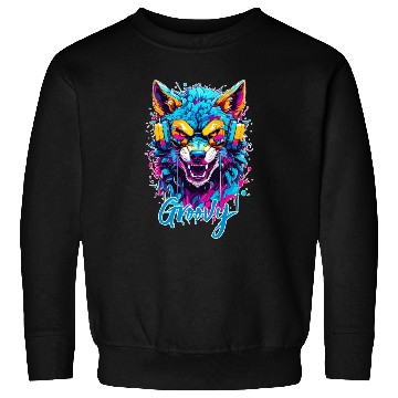Discover Groovy Wolf Sweatshirts