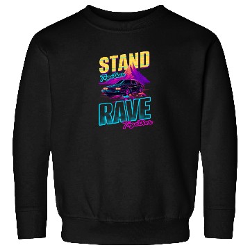 Discover Edm Rave Stand Rave Together Synthwave Sweatshirts