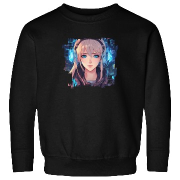 Discover Aria Vox // Cyberpunk Girl Sweatshirts