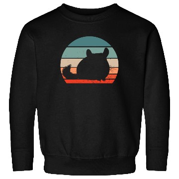 Discover Chinchilla Retro Sunset Sweatshirts