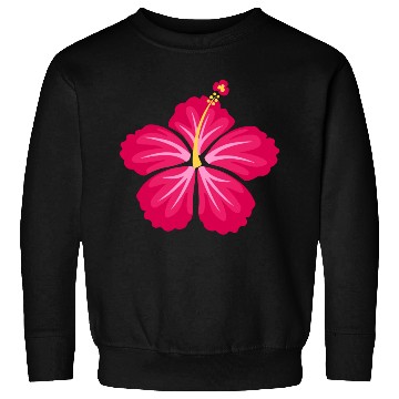 Discover Pink Hibiscus Flower Sweatshirts
